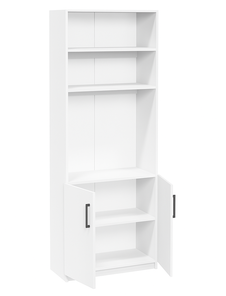 Шафа напівзакрита з 3-ма відкритими відділеннями, ЛЕЛЕКА, 800х370х2110 мм.